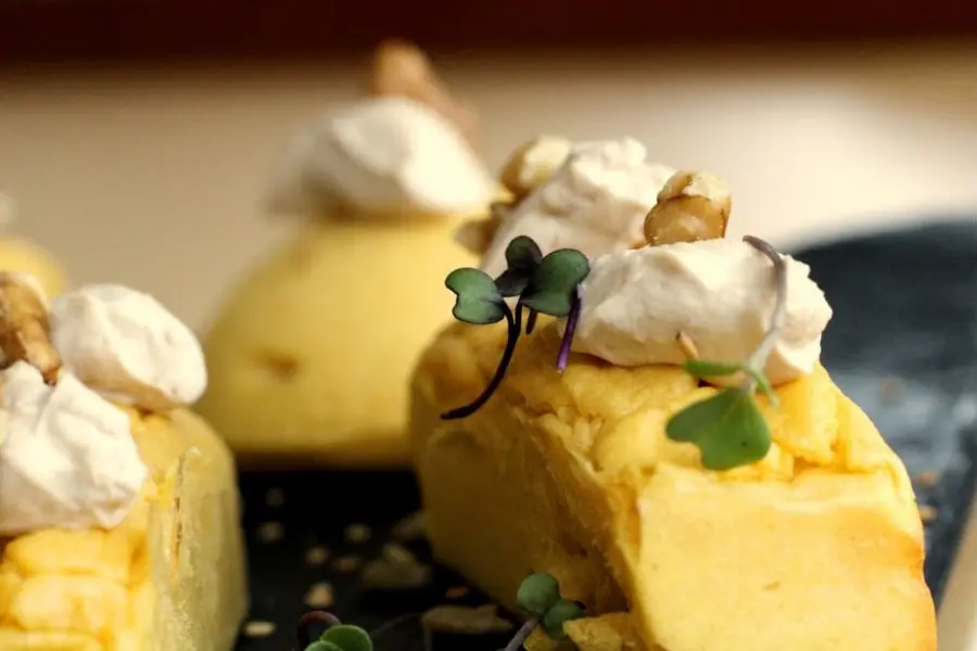 Bizcocho de Calabaza y Foie