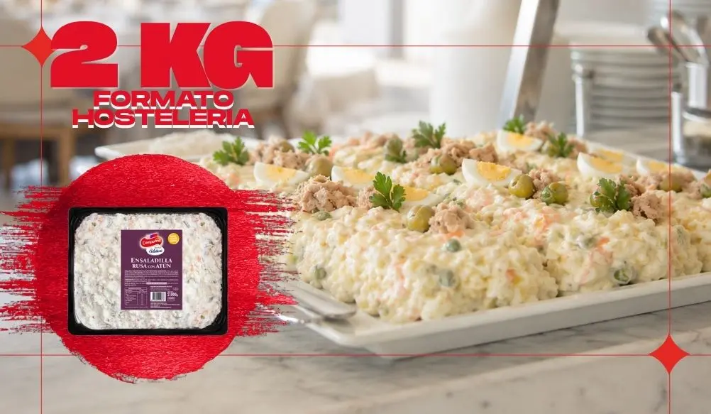 Ensaladilla rusa formato 2 kg hosteleria